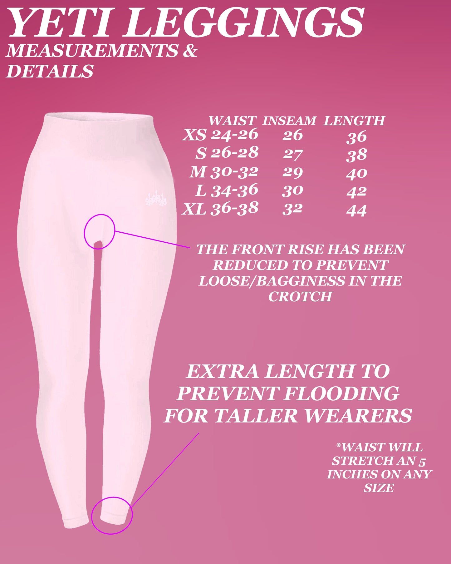 Pink Yeti Leggings