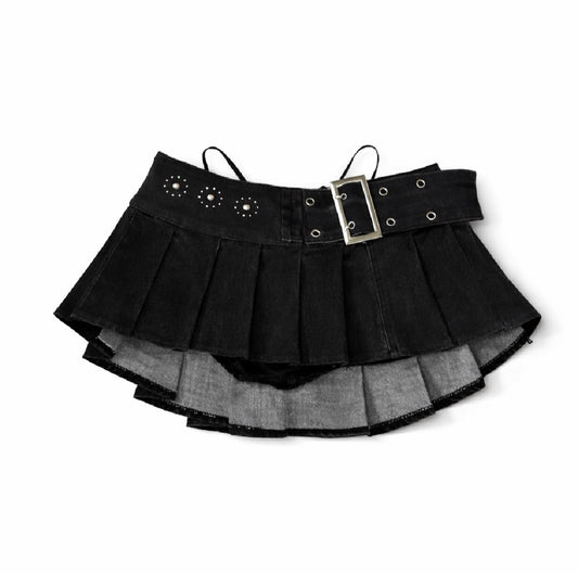 Laced Eavehn Skirt (Black)